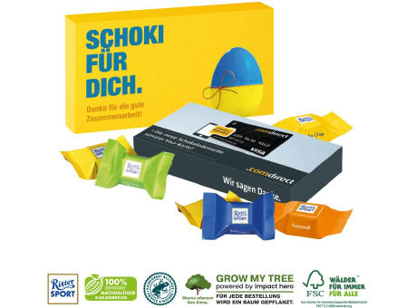 RITTER SPORT SCHOKOWÜRFEL IN PRÄSENTBOX Werbeartikel