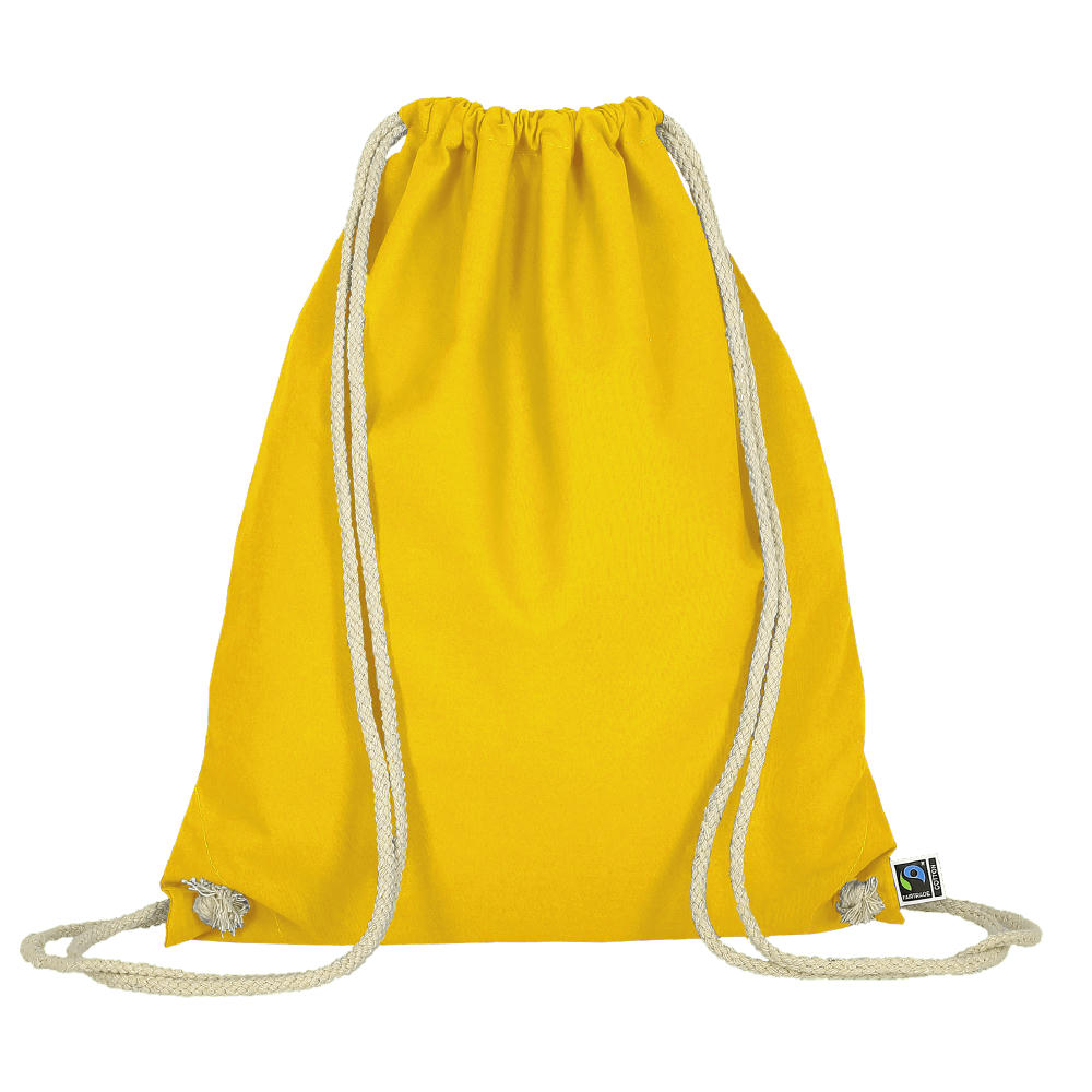 T15021-TEXXILLA Turnbeutel aus Fairtrade-zertifizierter Baumwolle, ca. 140 g/m², ca. 38 x 46 cm Werbeartikel