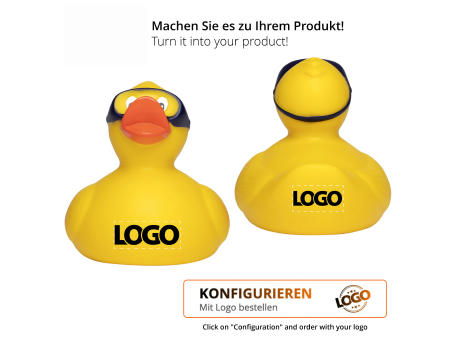 Quietsche-Ente Taucherbrille Werbeartikel