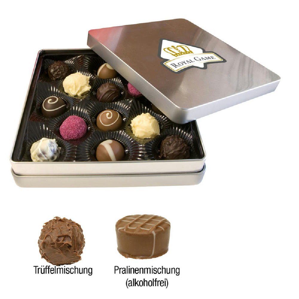 Pralinendose -Trüffeldose Werbeartikel