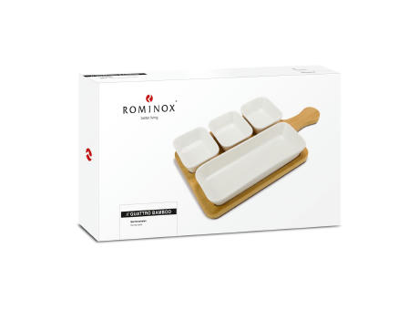 ROMINOX® Servierschalen // Quattro Bamboo Werbeartikel