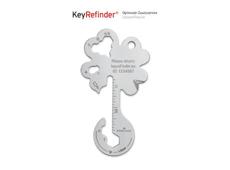 ROMINOX® Key Tool // Lucky Charm - 19 functions (Kleeblatt Glücksbringer) Werbeartikel