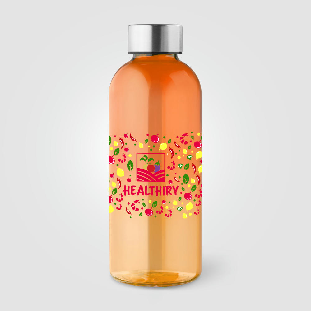 Skye – Trinkflasche mit Drehverschluss aus rPET – 500 ml Werbeartikel