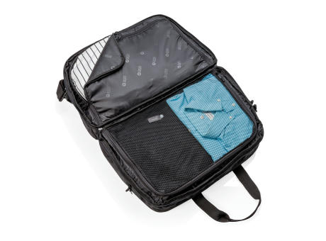 Swiss Peak RFID Wochenendtasche mit Kofferöffnung bedrucken