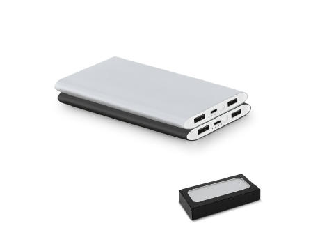 NOBEL. Powerbank 7'200 mAh aus Recyceltes Aluminium (100 % rAL) bedrucken