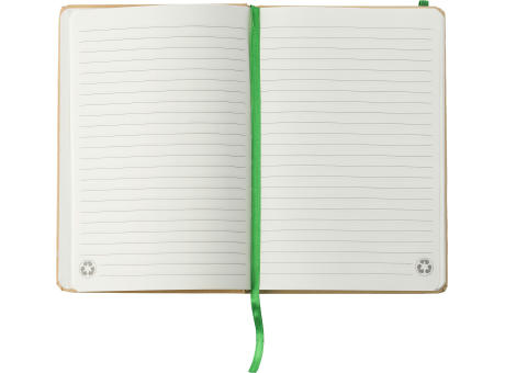 Notizbuch aus recyceltem Papier (A5) Gianni Werbeartikel