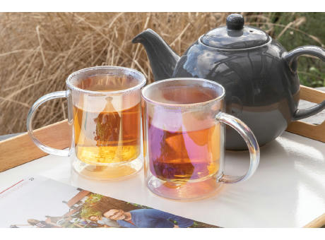 Product image Doppelwandiger Deluxe-Becher aus galvanisiertem Glas bedrucken