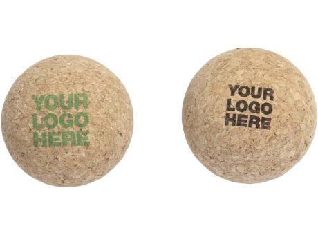 Massageball / Faszienball aus Kork, 5cm, "Made in Europe" Werbeartikel