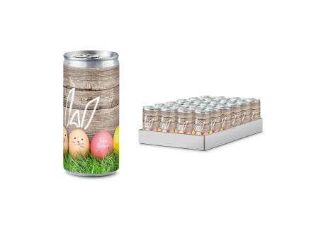 Geschenkartikel / Präsentartikel: HasenSecco - 24 x Promo Secco 0,2 l, Slimlinedose Werbeartikel