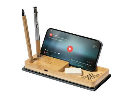 Wireless-Charger mit Mauspad Atrova Werbeartikel