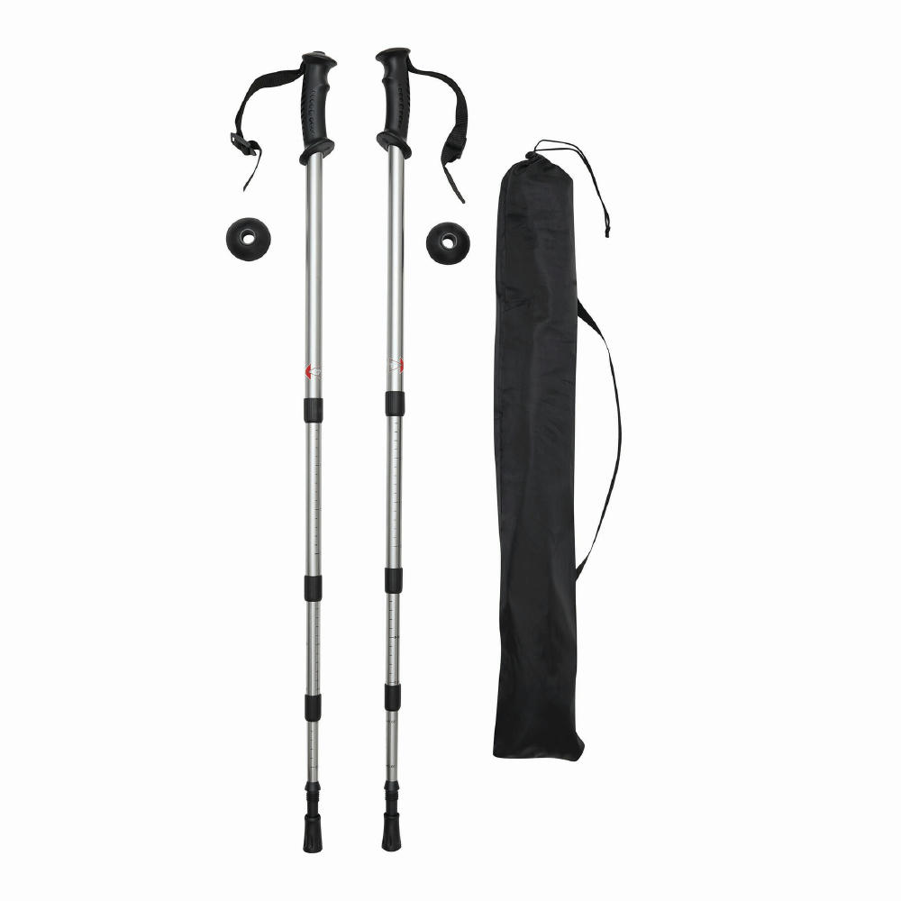 FIT AND FUN - Ausziehbare Trekking-Stöcke Werbeartikel