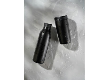 Avira Alok 360 Klick-Wasserflasche aus RCS rec. Stahl, 600ml Werbeartikel