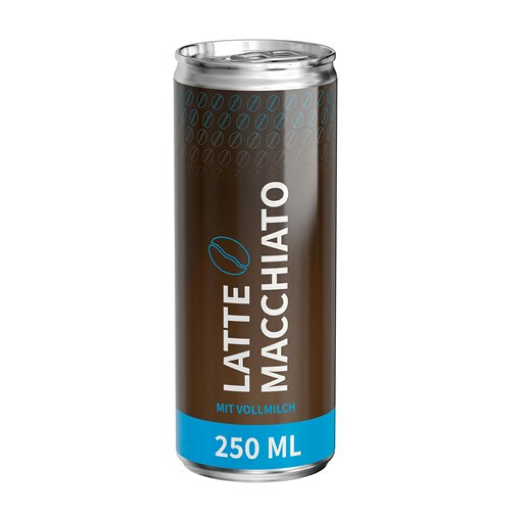 250 ml Latte Macchiato - Body Label Werbeartikel