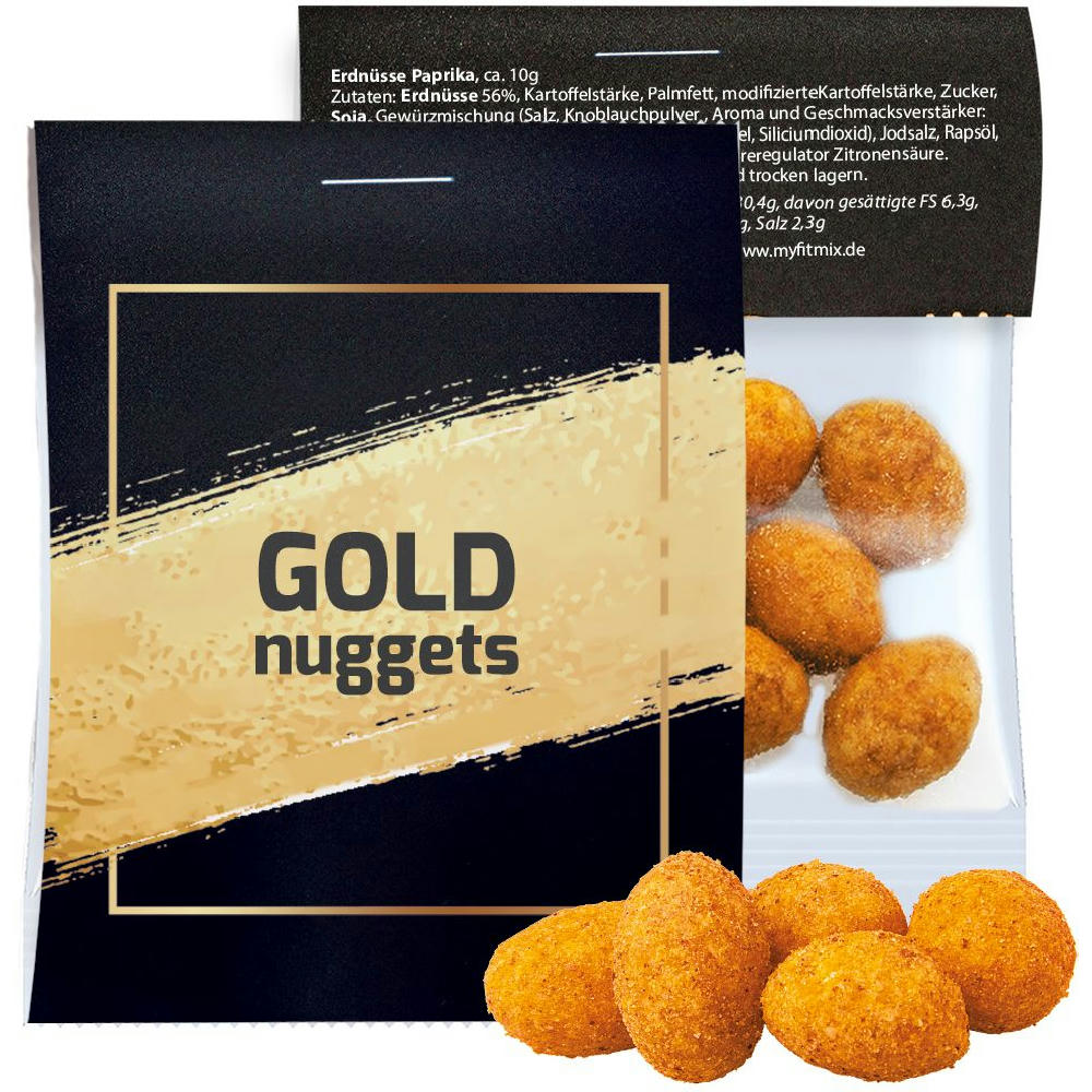 Product image Erdnüsse Paprika, ca. 10g, Express Midi-Tüte mit Werbereiter Werbeartikel