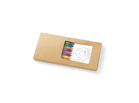 Product image JAGUAR. Malset mit 8 Buntstiften Werbeartikel