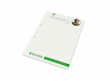 Schreibblock Recycling Werbeartikel