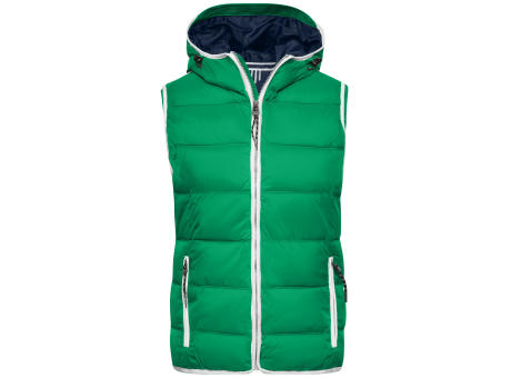 Product image Ladies' Maritime Vest - Modische Steppweste mit angeschnittener Kapuze Werbeartikel