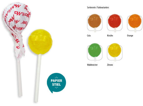 Product image Kugellolly, 1 Stück, Inhalt: Kugellolly Zitrone Werbeartikel
