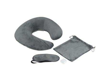 Product image Reiseset Nackenkissen, Schlafbrille, Wäschebeutel Werbeartikel