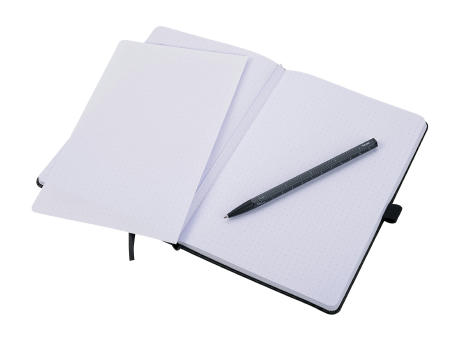 TROIKA Notizblock SLIMPAD A5 CARBON bedrucken