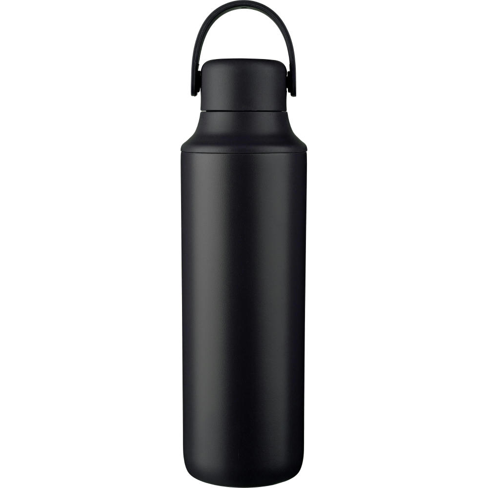 Doppelwandige Edelstahl-Trinkflasche (500 ml) Omari Werbeartikel