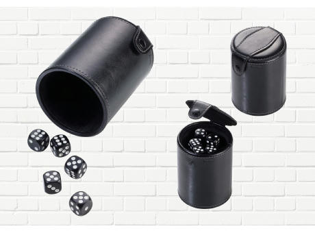 TROIKA Würfelbecher WÜRFEL TO GO Werbeartikel