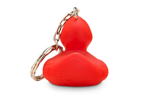 Werbeente Renate XS mit Schlüsselanhänger, ca. 5 cm bedrucken