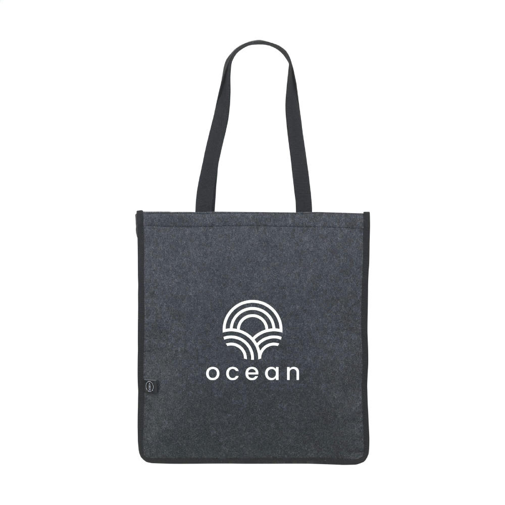 Vibe Shopper GRS RPET Felt/Cotton (320 g/m²) Tasche Werbeartikel