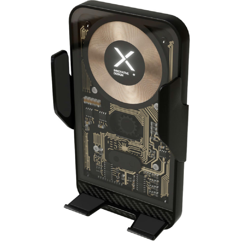 Product image SCX.design V40 15W kabelloses Autoladegerät/Telefonhalterung Werbeartikel