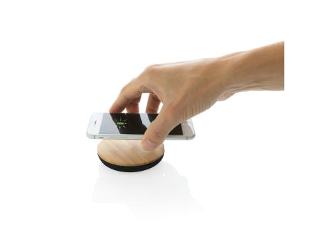 Bamboo X 5W Wireless Charger Werbeartikel