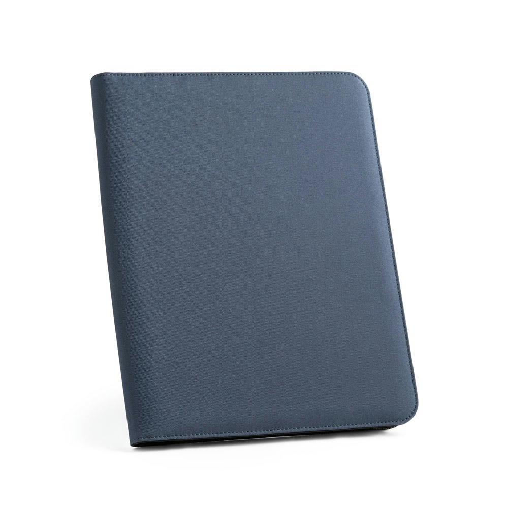 Product image EMERGE FOLDER. A4 Mappe aus recyceltem Polyester (100% rPET) 300D mit Reißverschluss Werbeartikel