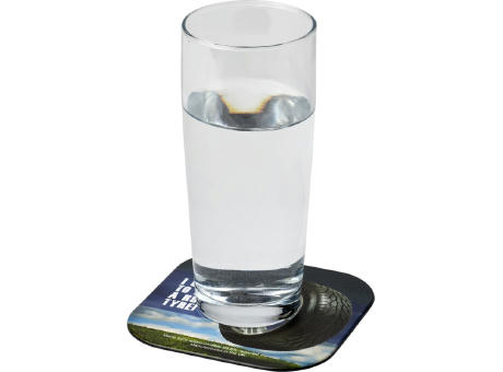 Product image Brite-Mat® quadratischer Untersetzer mit Reifenmaterial Werbeartikel