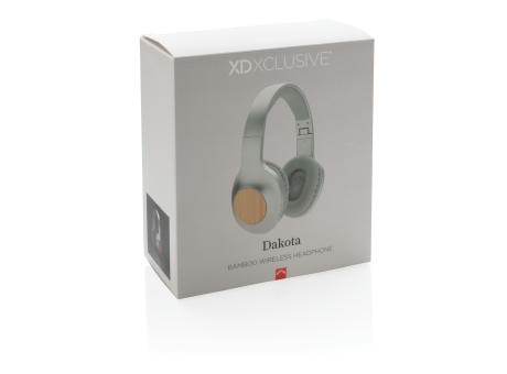 Dakota Bambus kabelloser Kopfhörer Werbeartikel