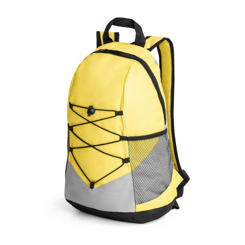 TURIM II. Rucksack aus 600D recyceltes Polyester Werbeartikel