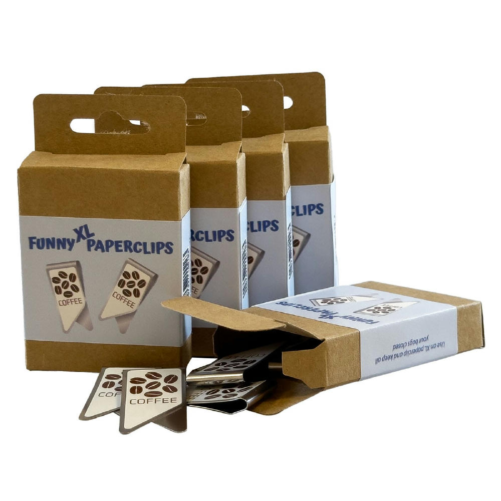 Smiley Büroklammer in Blisterverpackung Werbeartikel