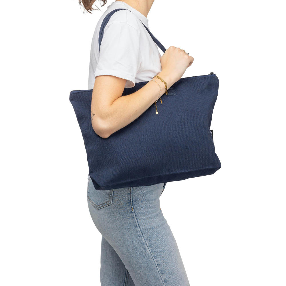 Tragetasche aus recyceltem Polycotton (330 g/m2) Malina Werbeartikel