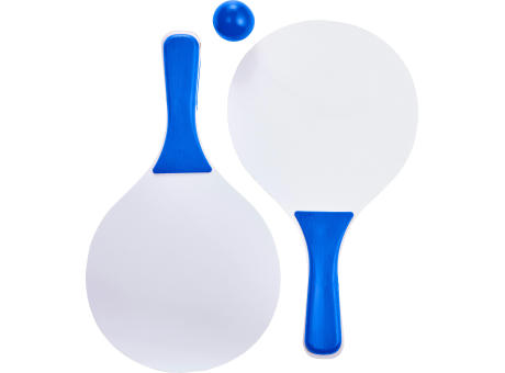 Beachball Tennisspiel aus Holz Eliza Werbeartikel