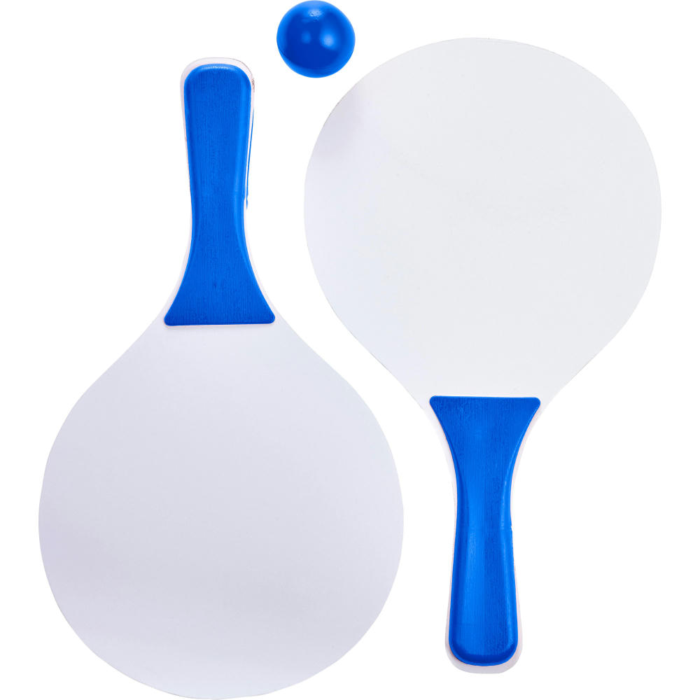 Product image Beachball Tennisspiel aus Holz Eliza Werbeartikel