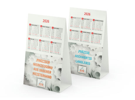 Tischkalender Table Compact green+blue Werbeartikel