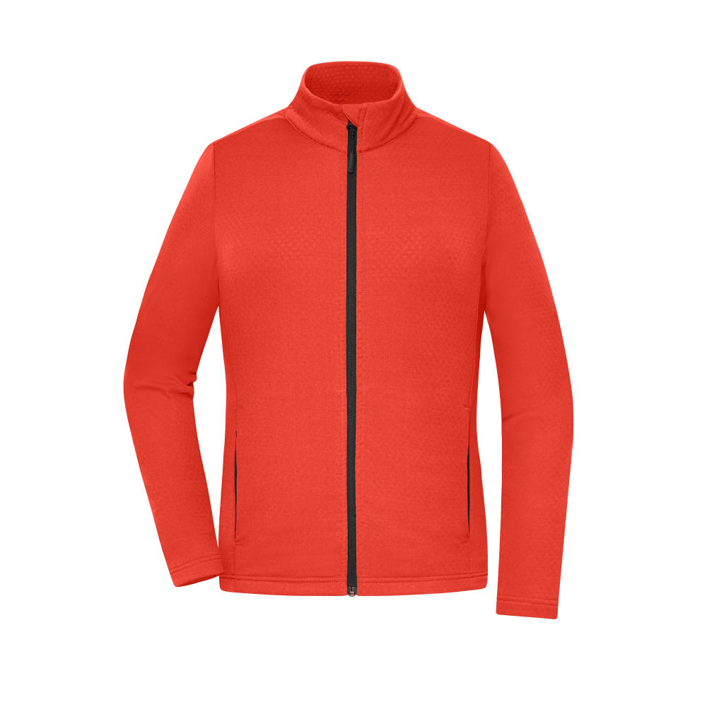 Ladies' Sports Structured Fleece Jacket  GRS - Stretchfleecejacke aus recyceltem Polyester für Sport und Freizeit Werbeartikel