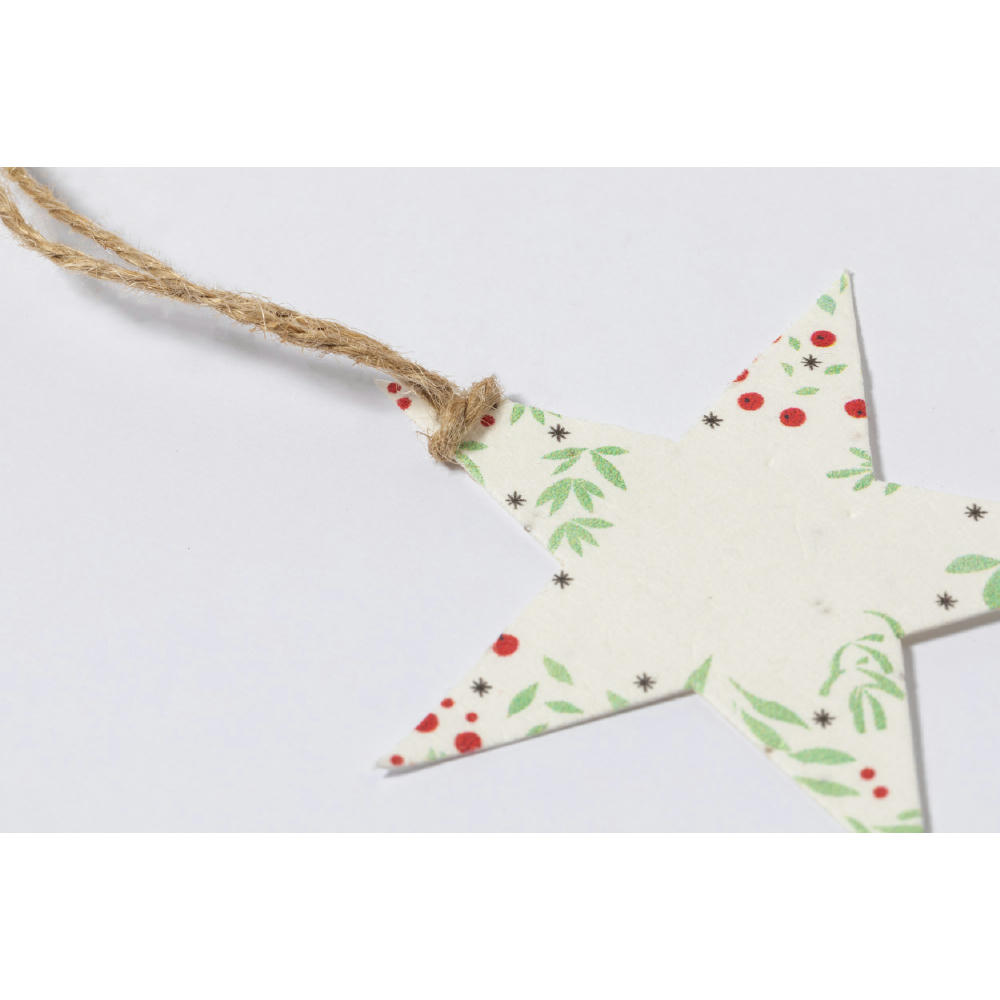 Christbaumschmuck, Stern Nuvli Werbeartikel