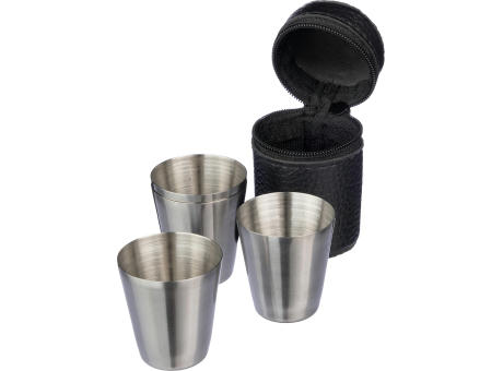 Schnapsbecher aus Edelstahl Benjamin Werbeartikel