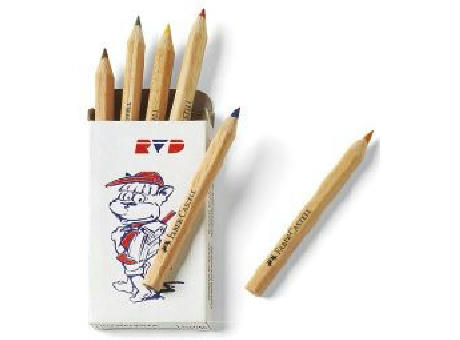 Product image Kurzbuntstifte 6er Etui Werbeartikel
