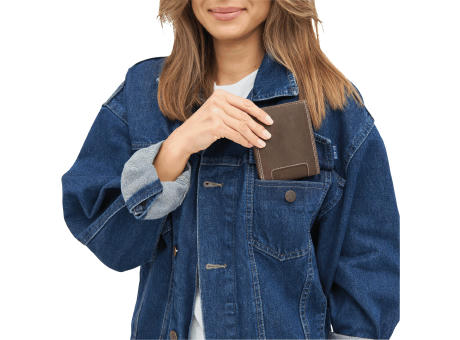 WILD STYLE I - Echtleder-Geldbörse Werbeartikel