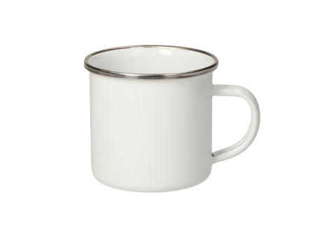 Product image Emaille-Becher "Cozy",300 ml, weiß bedrucken