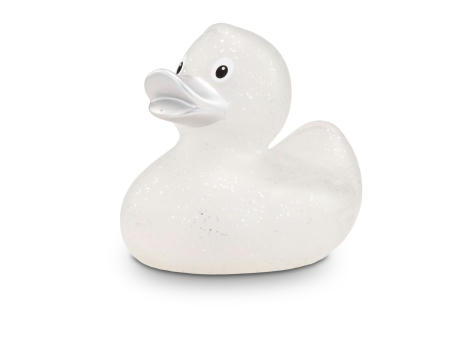 Product image Werbeente Silke Silberglitzer, ca. 8 cm Werbeartikel
