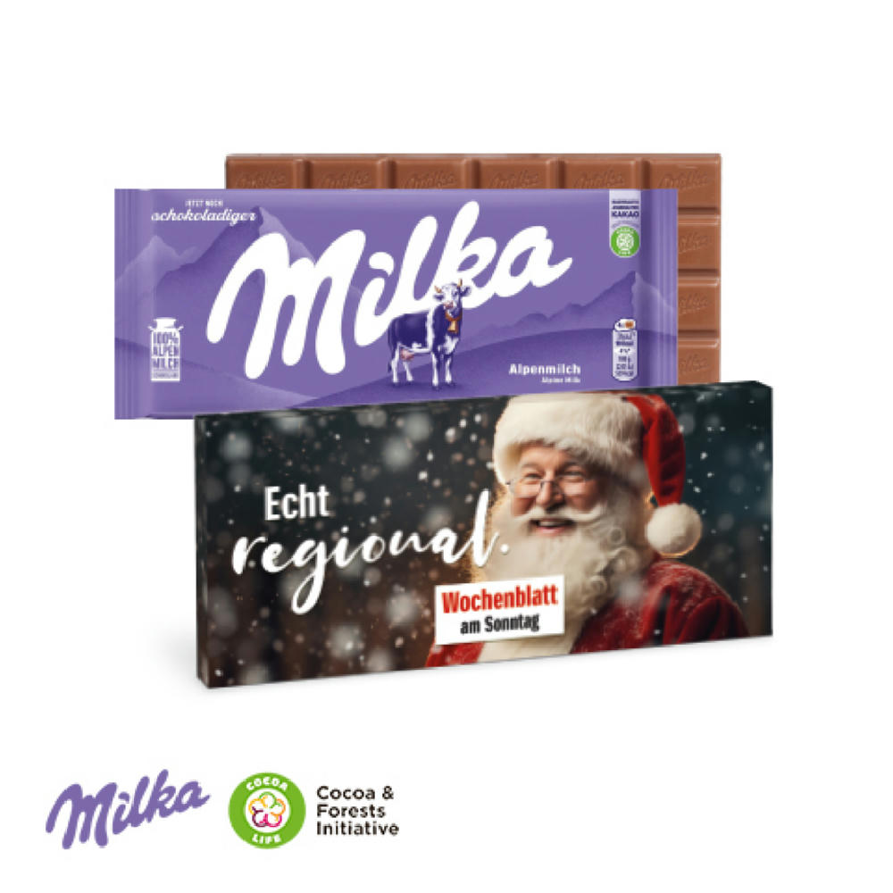 Schokolade von Milka Werbeartikel