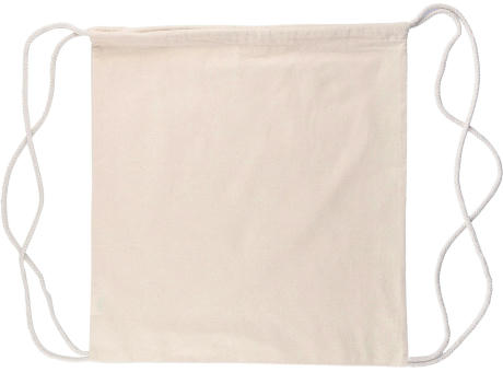 Product image Kordelzug-Rucksack aus Öko-Tex-Baumwolle (150 g/m2) Georgia Werbeartikel