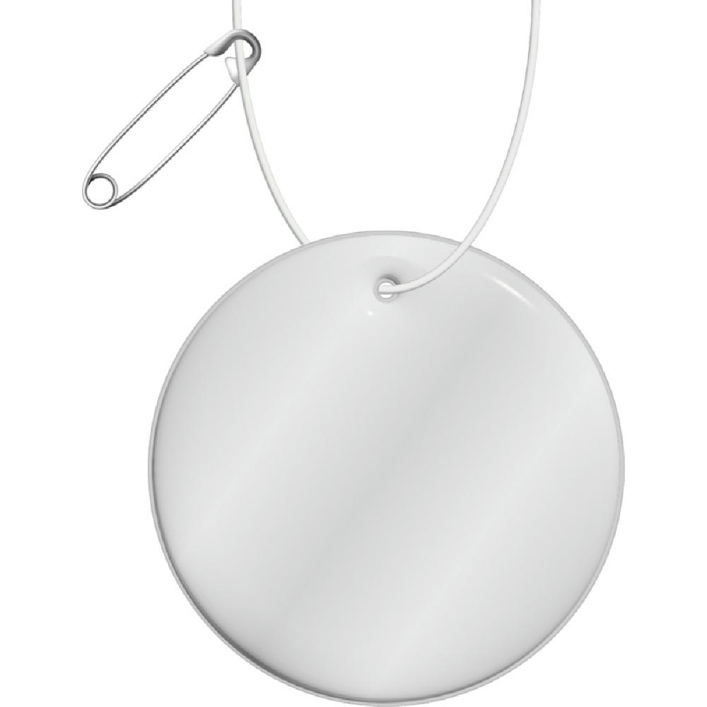 Product image RFX™ H-16 runder, leichter, reflektierender PVC-Anhänger – medium Werbeartikel