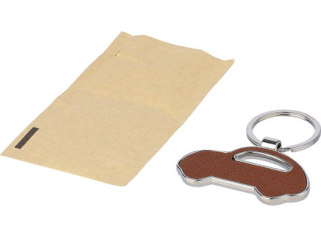 Product image Schlüsselanhänger aus recyceltem Leder Joan bedrucken